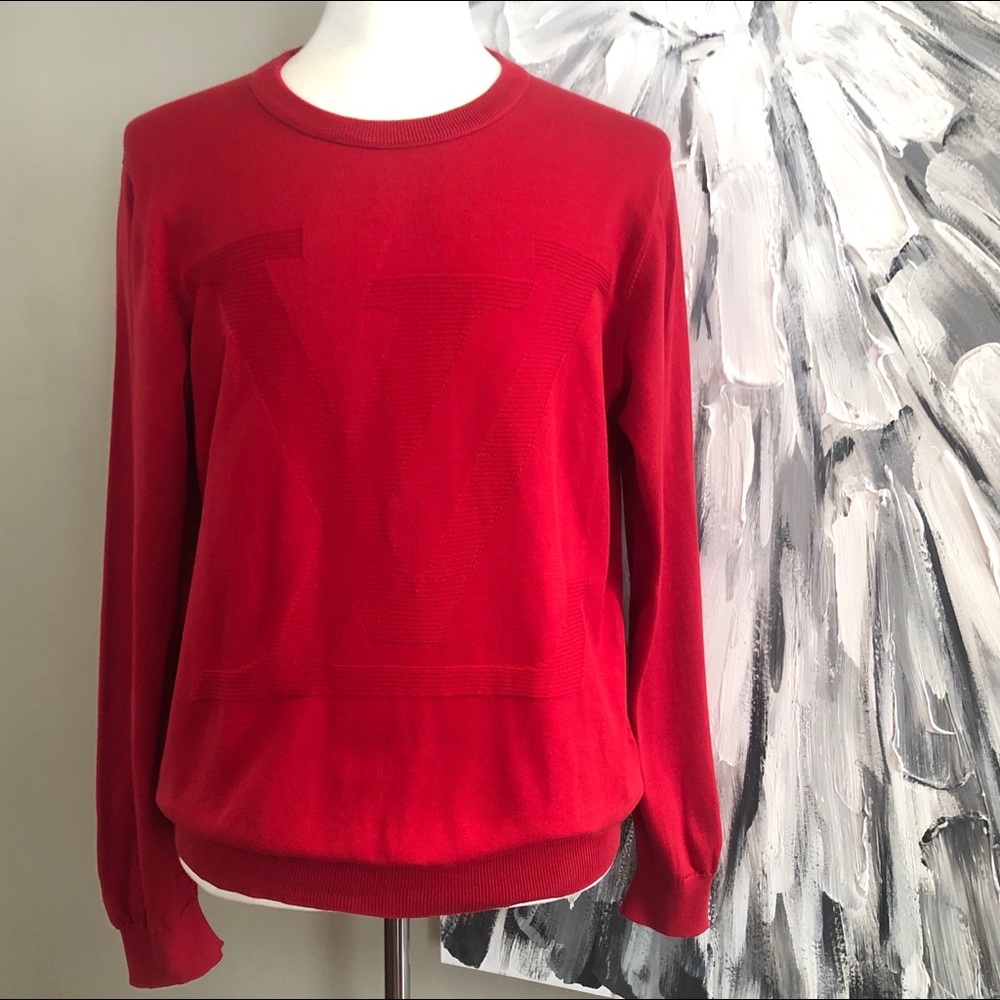 AUTHENTIC LOUIS VUITTON KNITTED MONOGRAM SWEATER